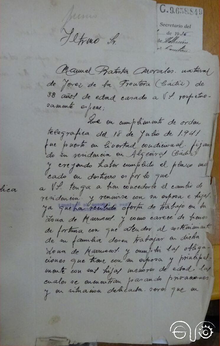 Carta Manuel Batista Morales
